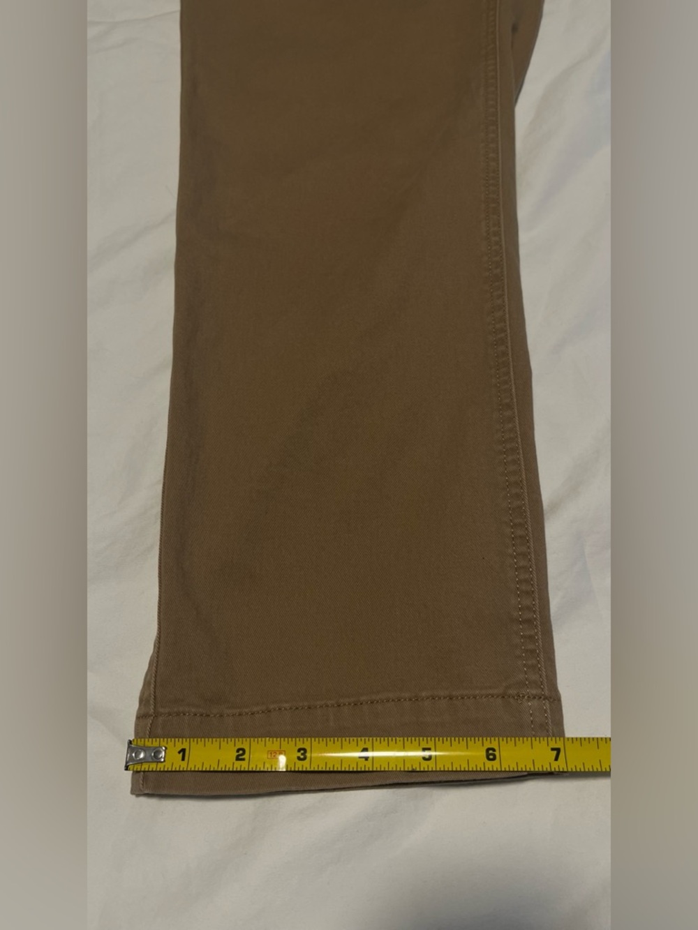 J. CREW Women’s Camel HIGH- RISE GIRLFRIEND CHINO Straight-Leg Pants Size 10 - Picture 14 of 16